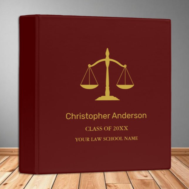Legal Professional Graduation 3 Ring Binder (Creator Uploaded)