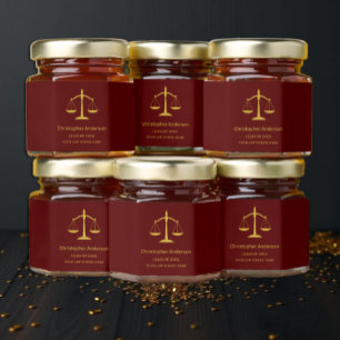 Legal Professional Graduation Party Honey Jar Favors