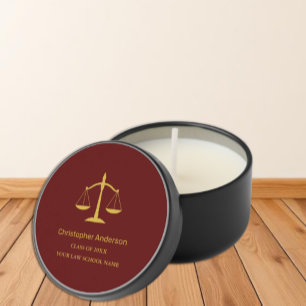 Legal Professional Graduation Party Mini Candle Favors