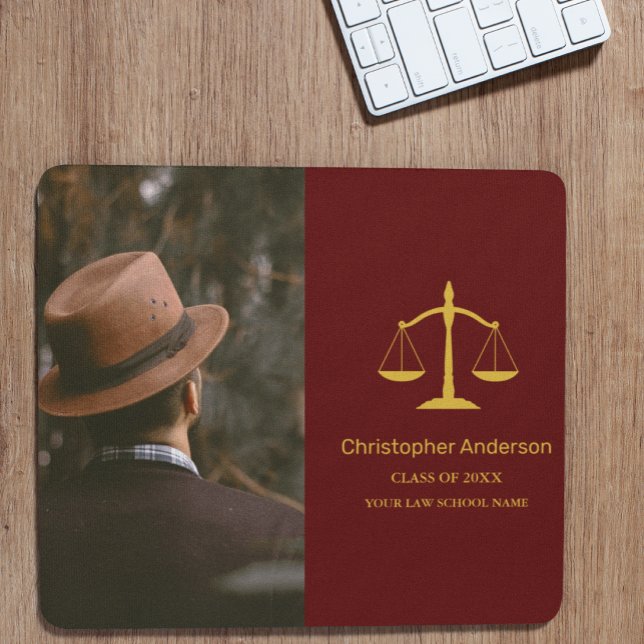 Legal Professional Graduation Party Mouse Pad (Creator Uploaded)