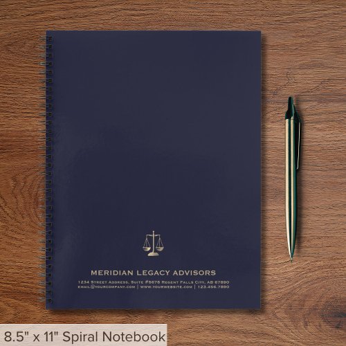 Legal Professional Justice Scale Notebook