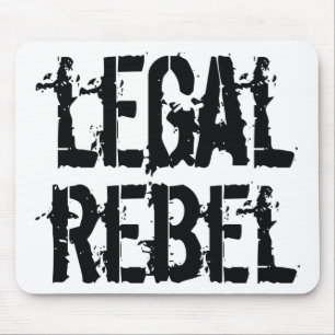 Legal Rebel mouse pad
