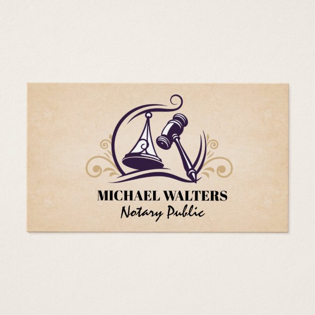 Legal Scales | Gavel Logo (Front)