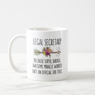 Legal Secretary Assistant Paralegal Coffee Mug