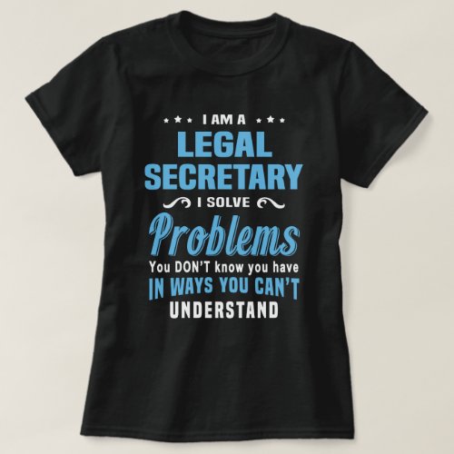 Legal Secretary T_Shirt