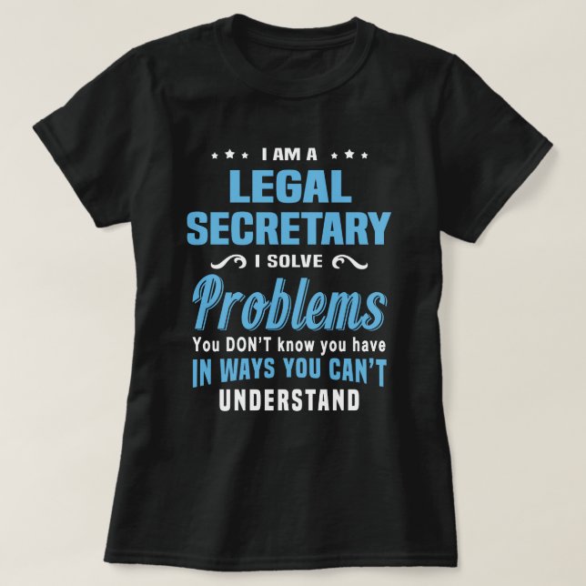 Legal Secretary T-Shirt (Design Front)