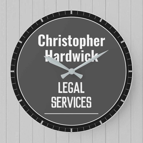 Legal Services Office Wall Clock