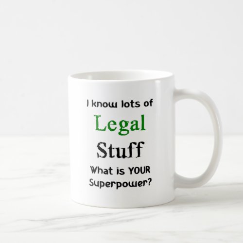 legal stuff coffee mug
