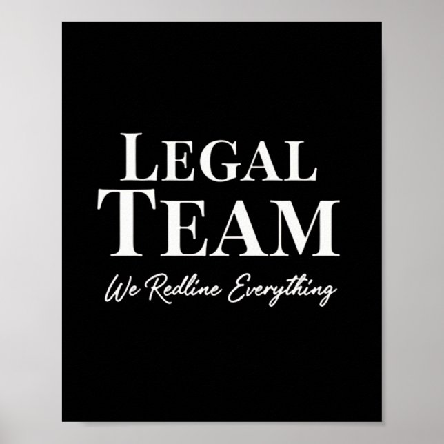 Legal Team - We Readline Everithing Poster (Front)