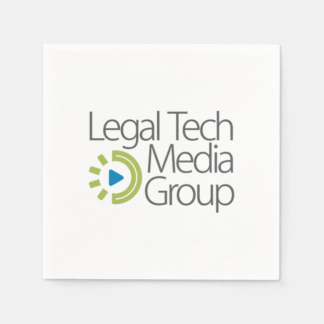 Legal Tech Media Group custom designed Napkins (Front)