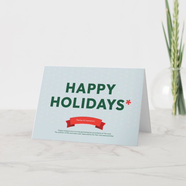 "Legality" Lawyer's Christmas Card (Front)