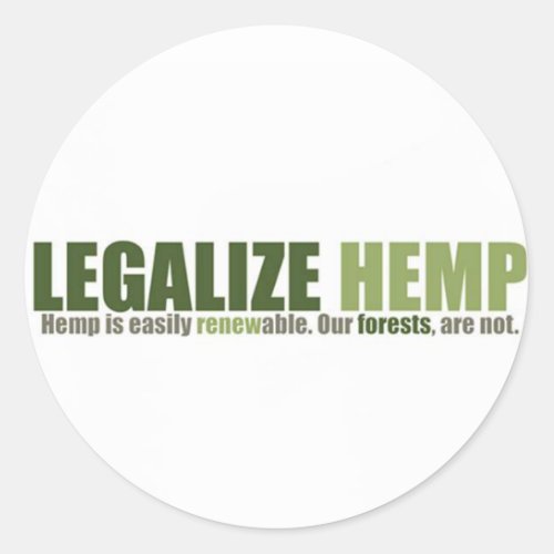 Legalize Hemp Sticker