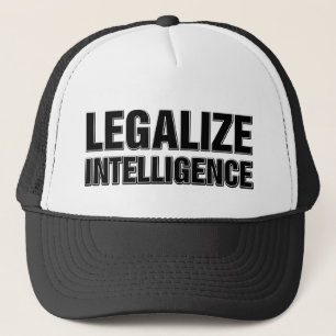 Legalize Intelligence Trucker Hat