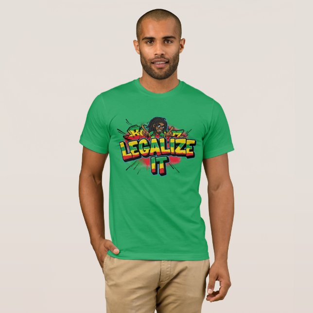 Legalize It Reggae T-Shirt (Front Full)