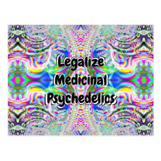 Legalize Medicinal Psychedelics Postcard