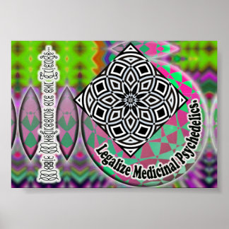 Legalize Medicinal Psychedelics Poster