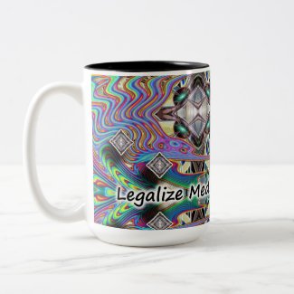 Legalize Medicinal Psychedelics Two-Tone Coffee Mug