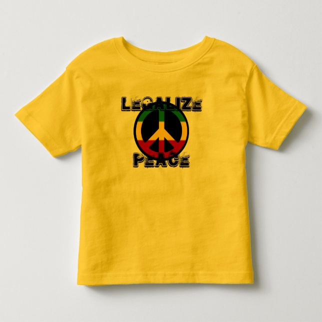 Legalize Peace Toddler T-shirt (Front)