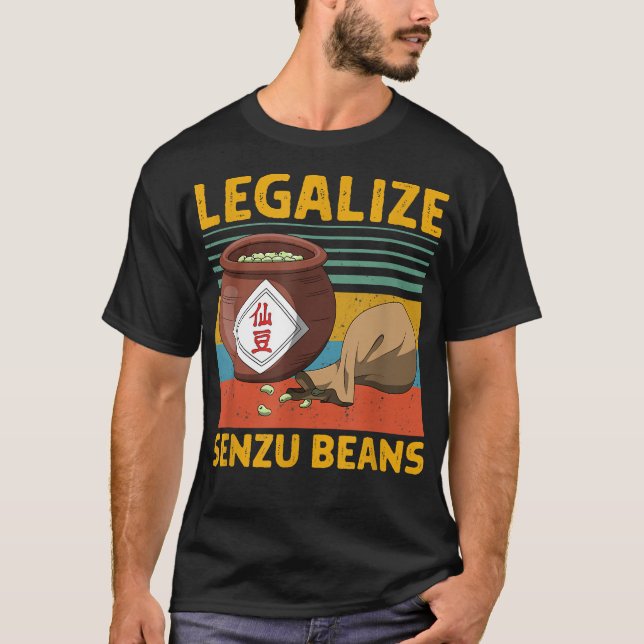Legalize Senzu Beans Design  T-Shirt (Front)