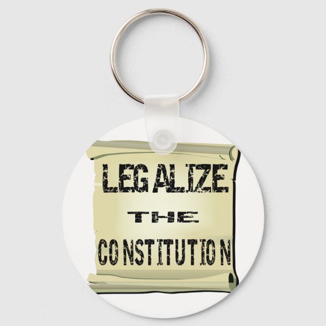 Legalize The Constitution Keychain (Front)