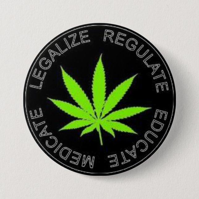 Legalize Weed Button (Front)