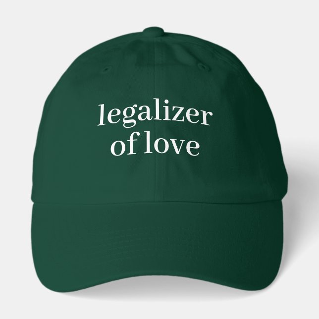Legalizer of Love Wedding Officiant Hat (Front)