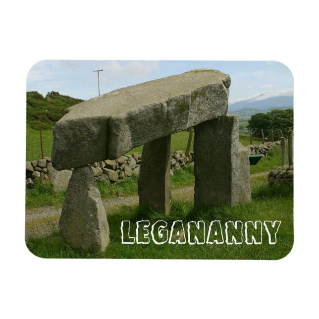 Legananny Dolmen, Megalith, Northern Ireland Magnet (Horizontal)