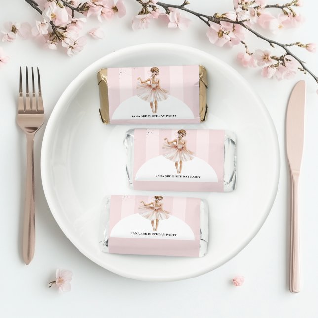 legant Ballerina Pink Birthday Hershey's Miniatures (Creator Uploaded)