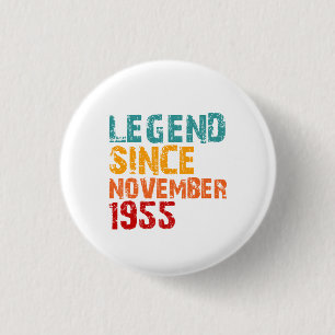 Legend 1955 70th Birthday Gifts for Men Women 70 Y Button