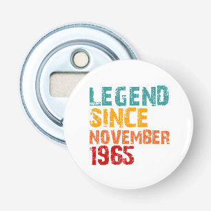 Legend 1965 60th Birthday Gifts for Men Women 60 Y Bottle Opener