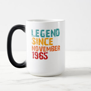Legend 1965 60th Birthday Gifts for Men Women 60 Y Color Morph Mug