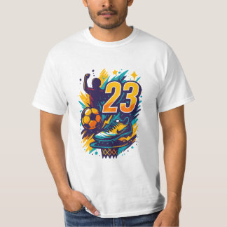 Legend 23 Sports Tee – Basketball & Soccer Fusion