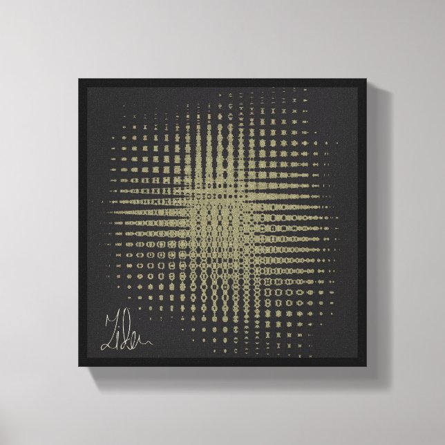 Legend- Abstract art stretched canvas Print (Front)