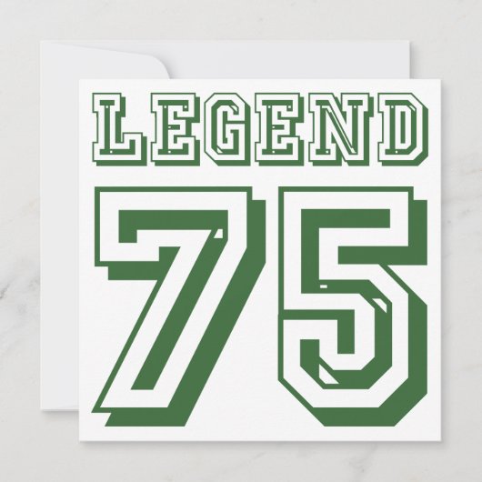 Legend At 75 (Front)