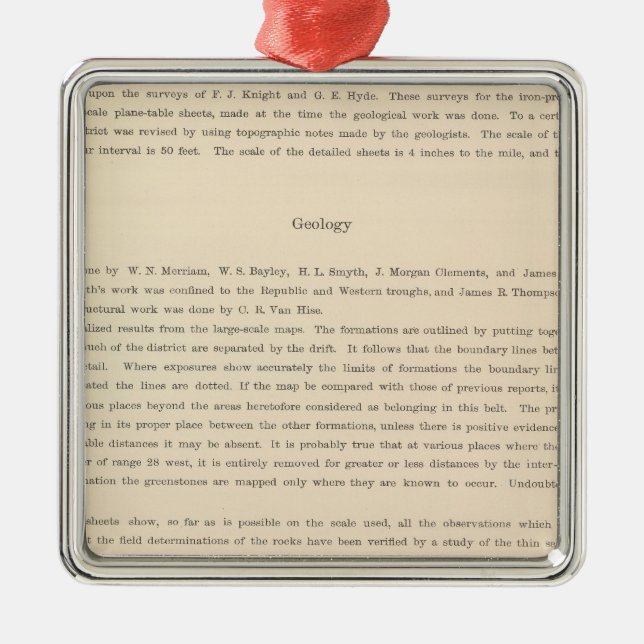 Legend Atlas Metal Ornament (Front)