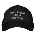 Legend Beginning Adjustable Cap