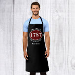 Legend Black Apron<br><div class="desc">Celebrate the birth of a legend with this custom birthday apron! With this unique and personalized print,  you can let your loved one or friend know how much you care.</div>