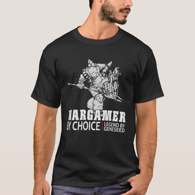 Legend By Geneseed 3D Hobbyist Miniature Wargamer T-Shirt (Front)