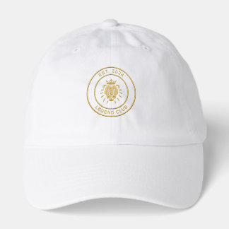 Legend Club Lion Crown Hat - Luxury Gold Streetwea