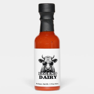 Legend Dairy Funny Farmer Cow Farmer Pun Graphic T Hot Sauces