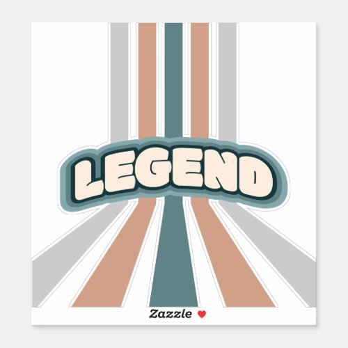 Legend Design Sticker