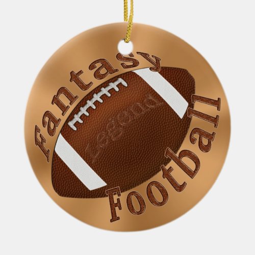 Legend Fantasy Football Ornaments