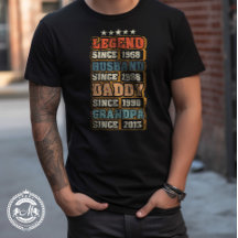 Legend Husband Daddy Grandpa Customized T-Shirt