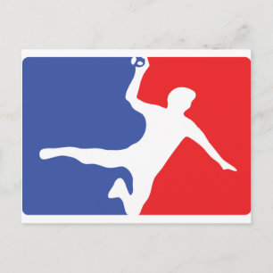 Legend icon handball postcard