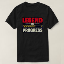 Legend in Progress Grunge Motivational Art