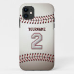 Legend Number 2 Shortstop - Custom Name Baseball Iphone 11 Case at Zazzle