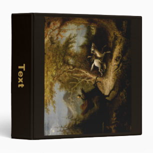Legend of Headless Horseman Halloween Ghost 3 Ring Binder