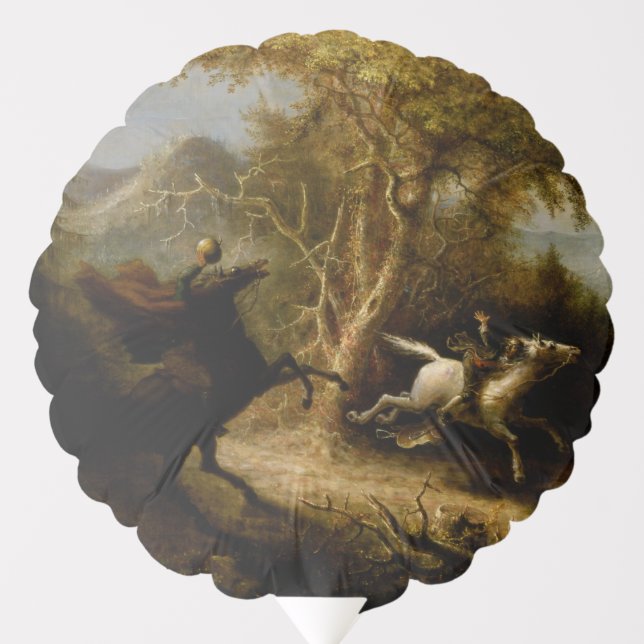 Legend of Headless Horseman Halloween Ghost Balloon (Front)