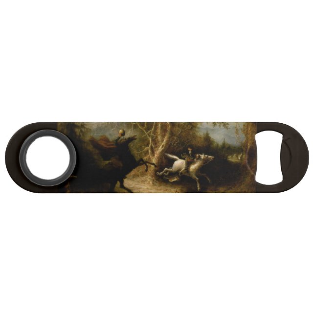 Legend of Headless Horseman Halloween Ghost Bar Key (Front (Horizontal))