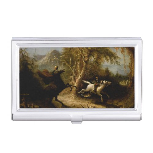 Legend of Headless Horseman Halloween Ghost Business Card Case